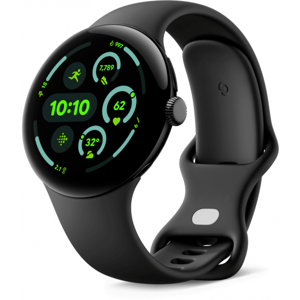 Smartwatch Google Pixel Watch 3, 45mm,  Wi-Fi, Negru GA05785-DE